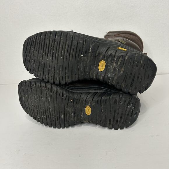 UGG Australia Adirondack Brown Leather Winter Snow Boots 5446 Womens 7 EU 38 - Picture 8 of 9